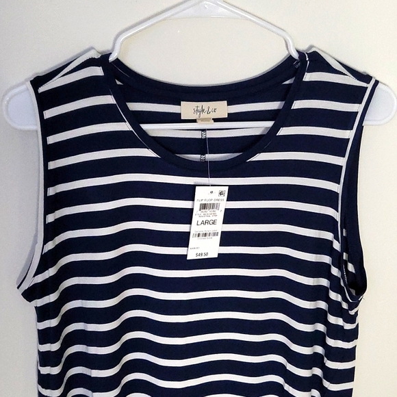 NWT Style & Co Printed A-Line Dress - Picture 2 of 6